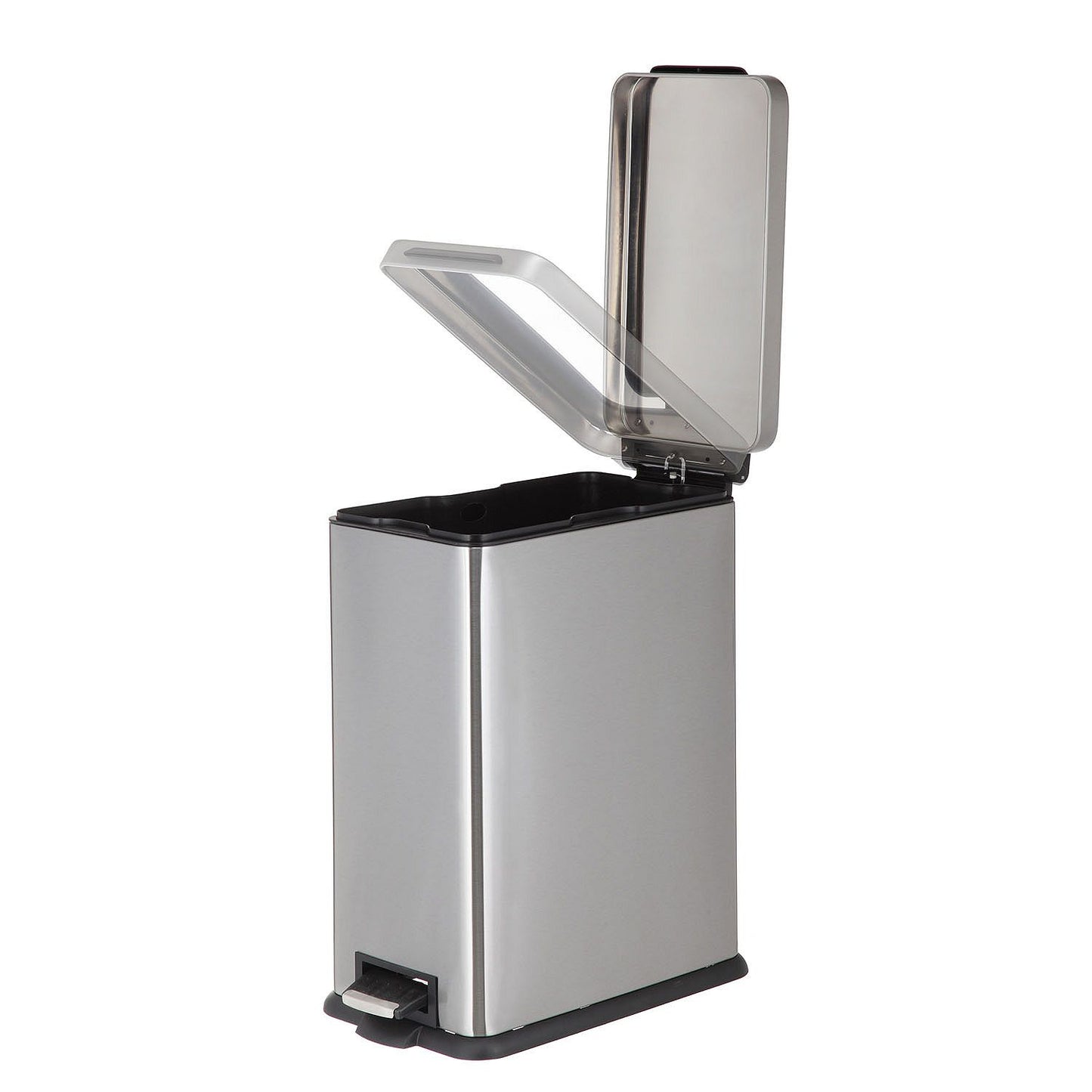 Stainless Steel Trash Can, Set of 2 (Assorted Colors)