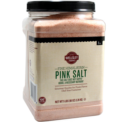 Wellsley Farms Himalayan Pink Salt, 5 lbs.
