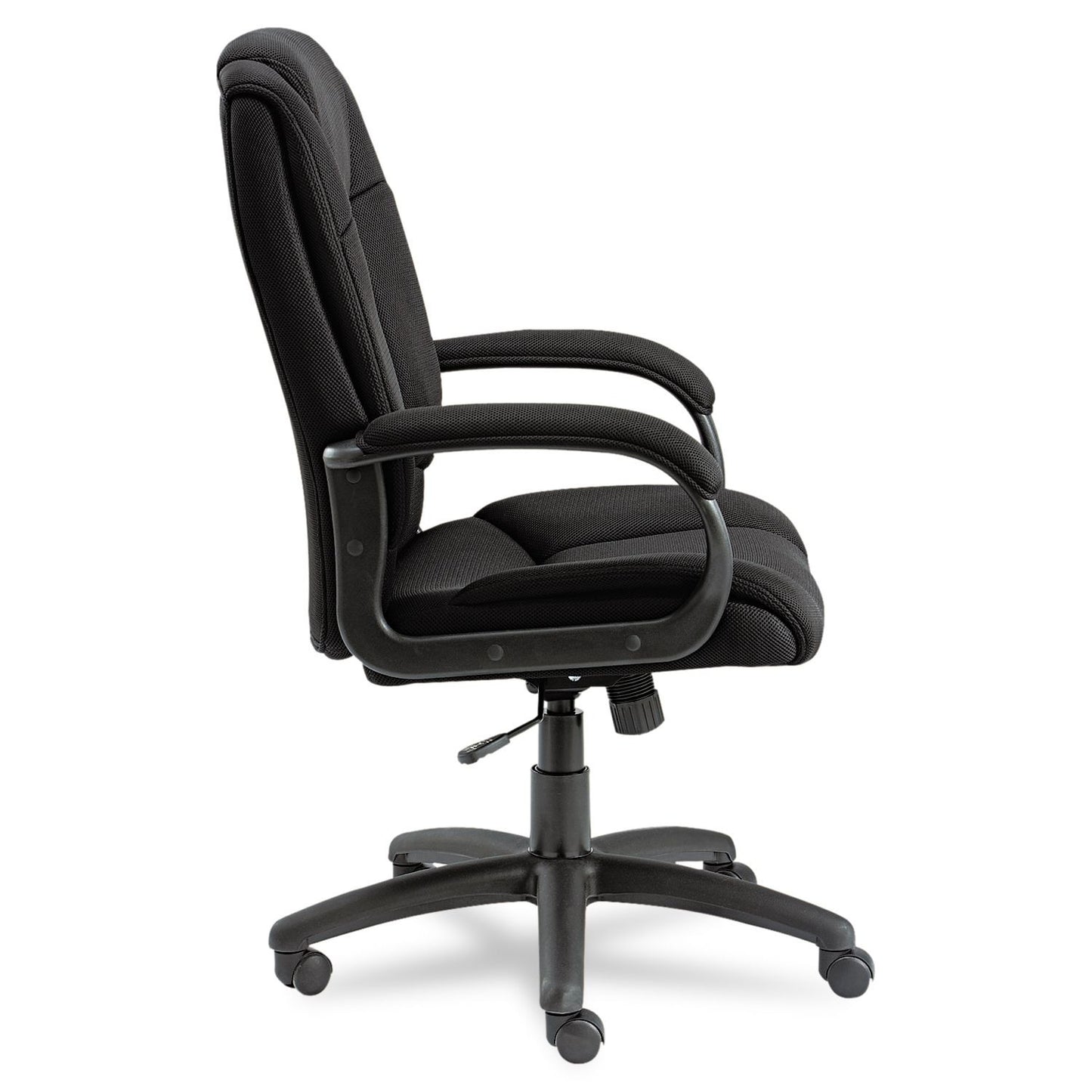 Alera Logan Series Mesh High-Back Swivel/Tilt Chair, Black