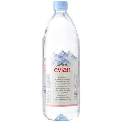 Evian Natural Spring Water (1 L, 12 pk.)