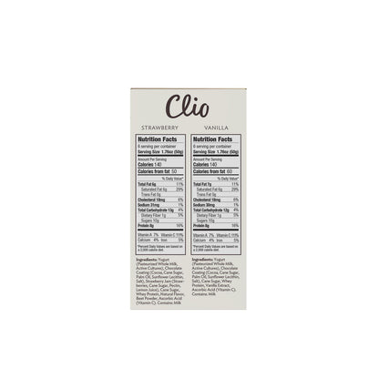 Clio Greek Yogurt Bar, Strawberry & Vanilla (12 pk.)