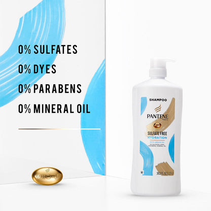 Pantene Pro-V Sulfate Free Hydration Shampoo with Argan Oil (38.2 fl. oz.)