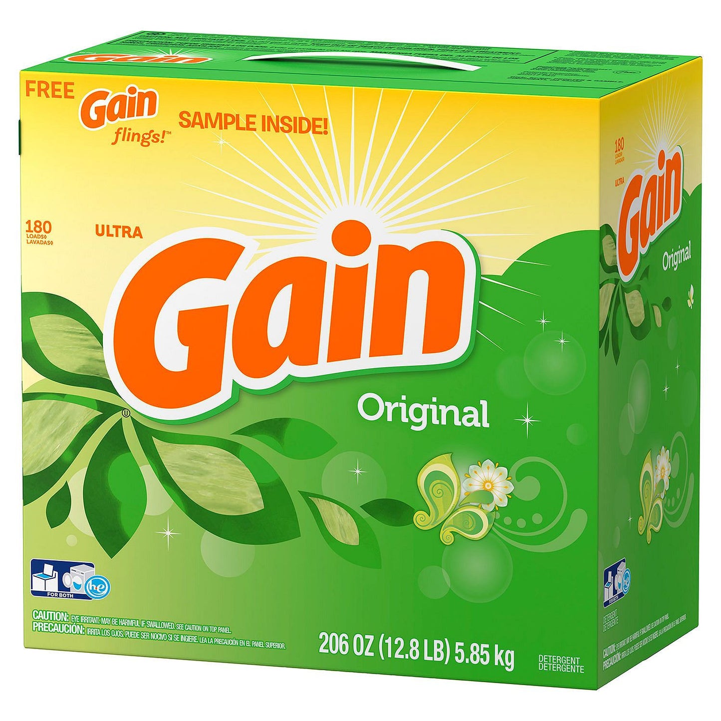 Gain Ultra Powder Laundry Detergent, Original (188 oz., 183 loads)