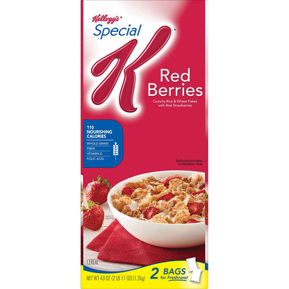 Kellogg's Special K Breakfast Cereal, Red Berries (38 oz.)