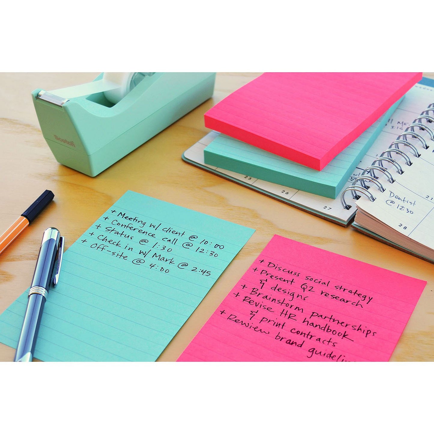 Post-it Super Sticky Notes, 4" x 6", 8 pads, 800 Total Sheets