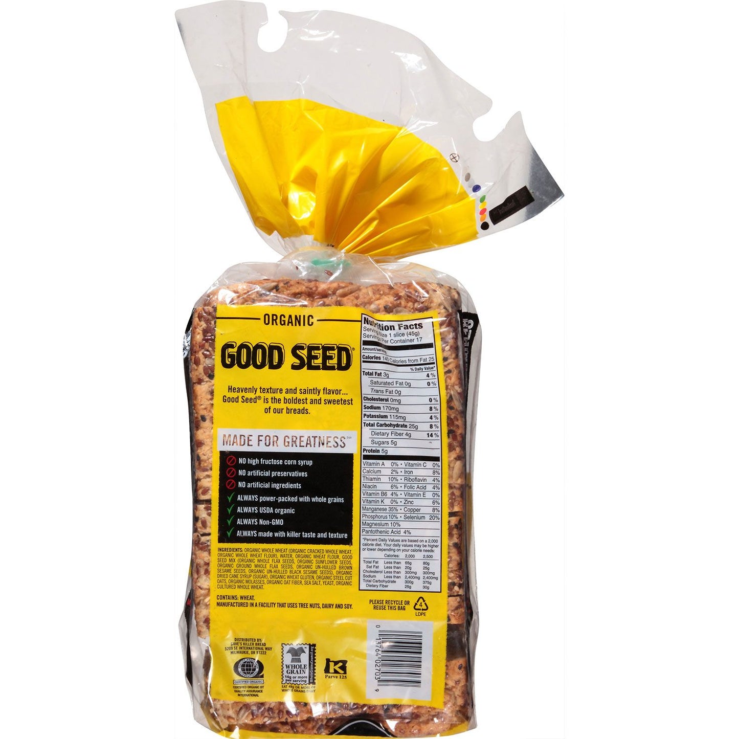 Dave's Killer Bread Good Seed Thin-Sliced (2 pk.)
