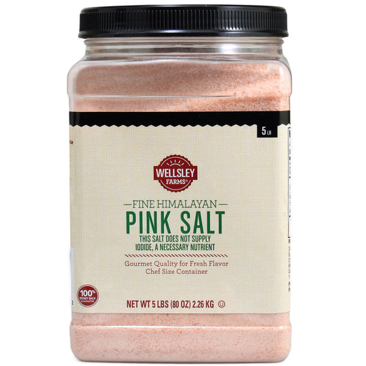 Wellsley Farms Himalayan Pink Salt, 5 lbs.