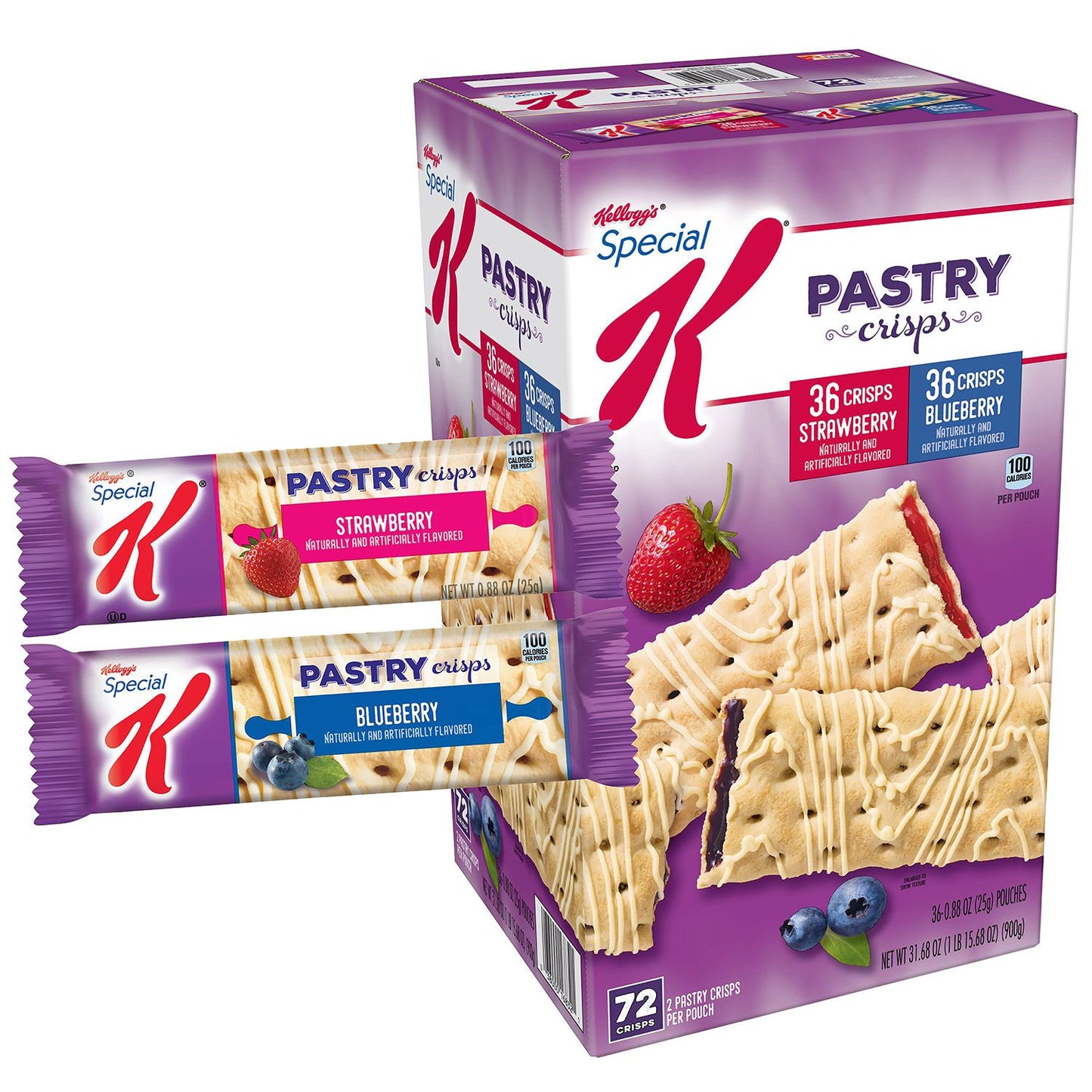 Special K Pastry Crisps Variety Pack (0.44 oz., 60 pk.)