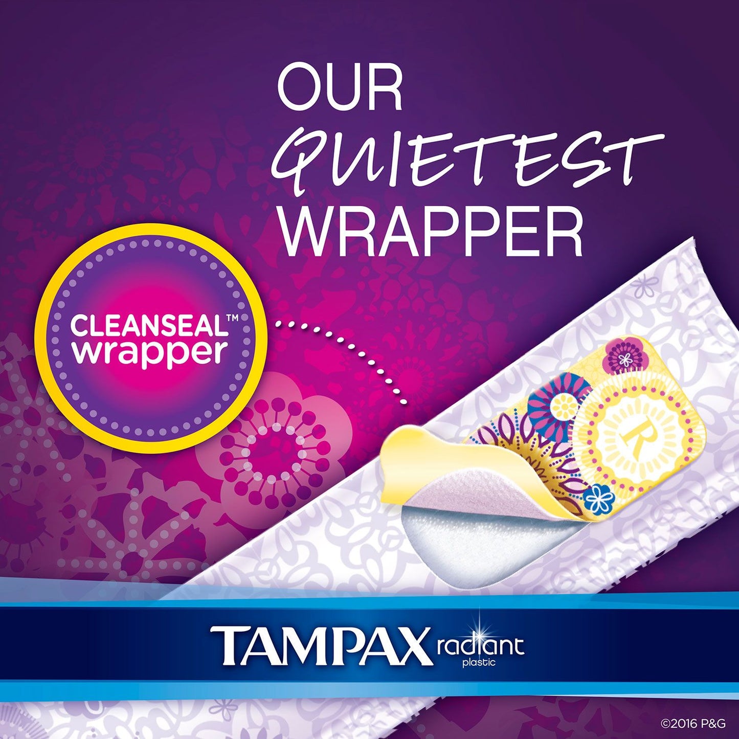 Tampax Radiant Duopack Tampons, Regular/Super (84 ct.)