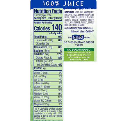 Naked Juice Green Machine Fruit and Vegetable Smoothie (72 oz.)