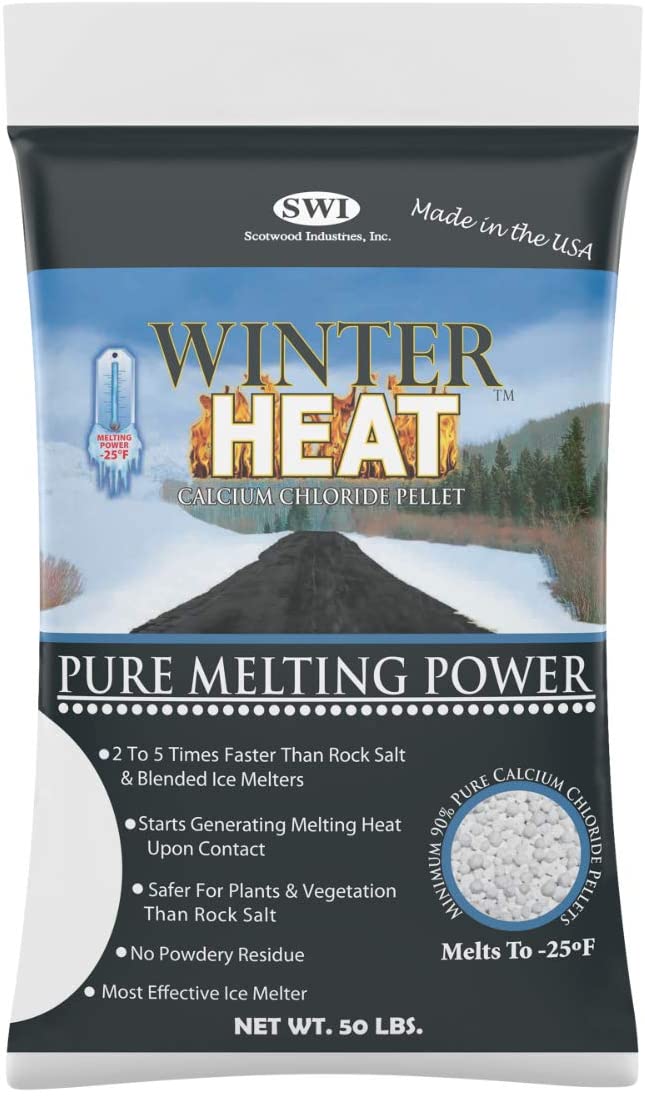 Winter Heat Calcium Chloride Pellets, 50 lbs.