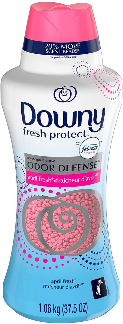 Downy Fresh Protect In-Wash Scent Booster Beads + Febreze Odor Defense, April Fresh (37.5 oz.)