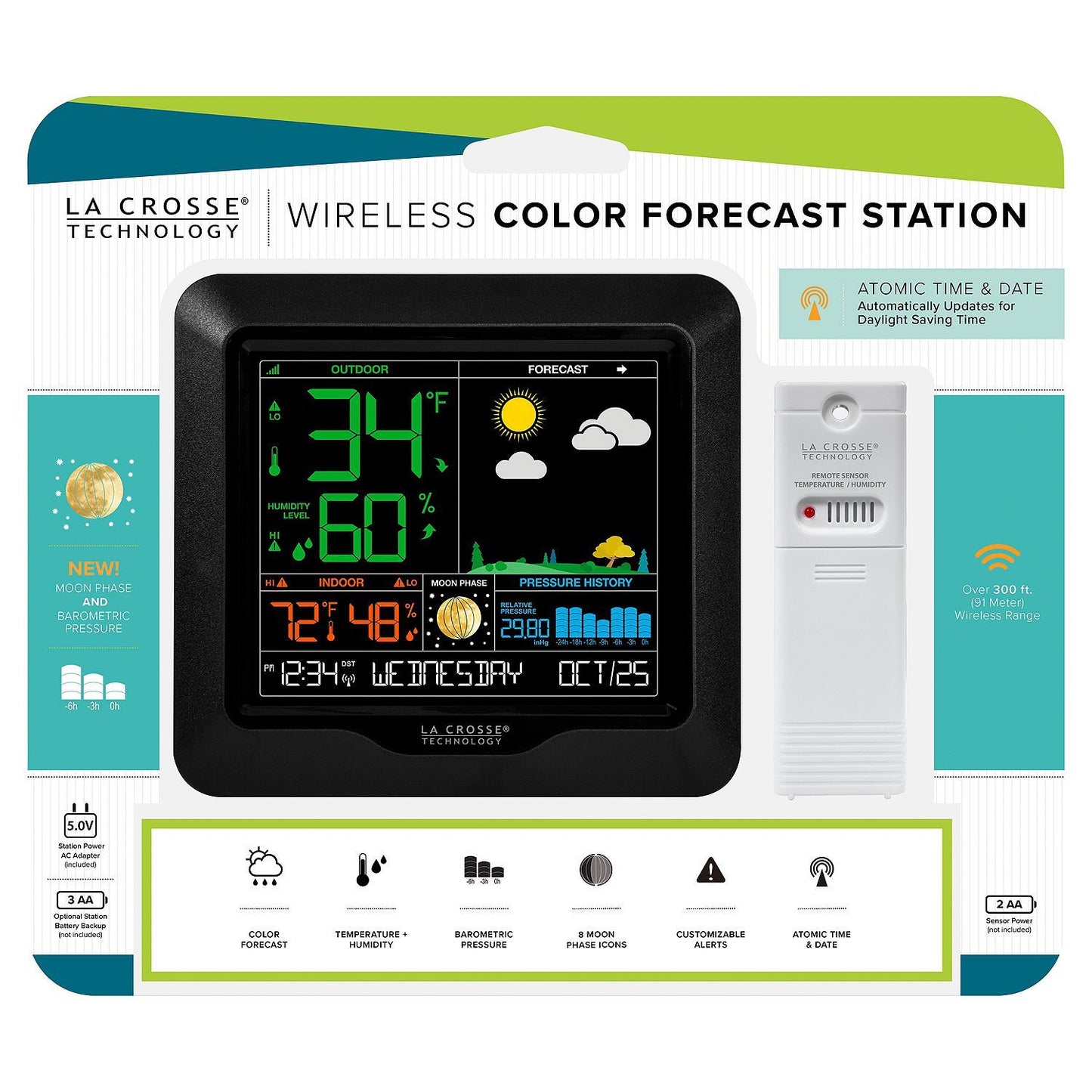 La Crosse Technology Wireless Color Forecast Station