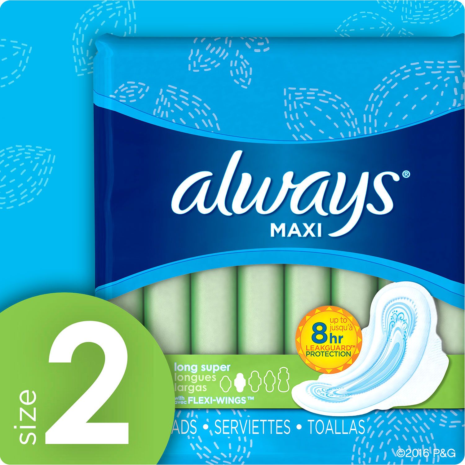 Always Maxi Long Super Pads with Wings (90 ct.) – My Kosher Cart