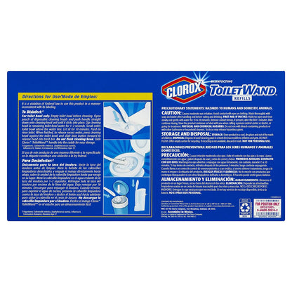 Clorox ToiletWand Disposable Toilet Cleaning System (1 ToiletWand Handle + 36 Disinfecting Refills)