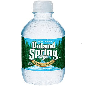 Poland Spring 100% Natural Spring Water 8oz, 12ct