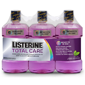 Listerine Total Care Mouthwash, Fresh Mint (33.8 fl. oz., 3 pk.)