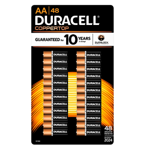 Duracell Coppertop Alkaline AA Batteries (48 Pk.)