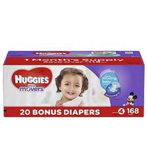 Huggies Little Movers Diapers (Choose Your Size)