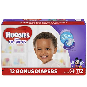 Huggies Little Movers Diapers (Choose Your Size)