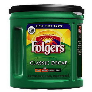 Folgers Decaffeinated Classic Roast Coffee (33.9 oz.)