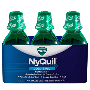 NyQuil Cold & Flu Relief Liquid, Original (12 fl. oz., 3 pk.)