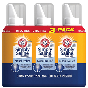 Arm & Hammer Simply Saline Nasal Relief (4.25 oz., 3 pk.)