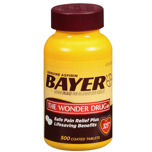 Bayer Genuine Aspirin, Pain Reliever and Fever Reducer (500 ct.)