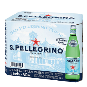S. Pellegrino Sparkling Natural Mineral Water (750 ml bottles, 15 pk.)