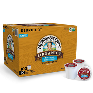Newman’s Own Organics Special Blend Coffee (100 K-Cups)