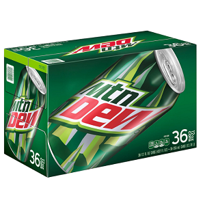 Mountain Dew Soda (12 oz. cans, 36 ct.)