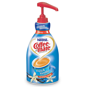 Nestle Coffee-mate Liquid Creamer Pump, French Vanilla (1.5 L)
