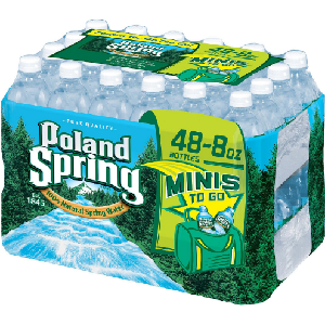 Poland Spring 100% Natural Spring Water (8 oz. bottles, 48 ct.)