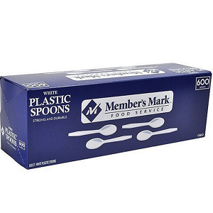 White Plastic Spoons (600 ct.)