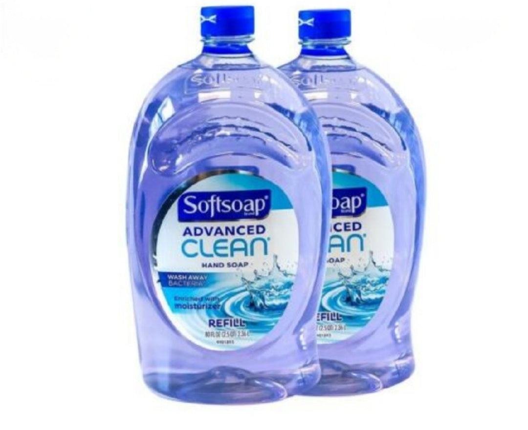 Softsoap Liquid Advanced Clean Hand Soap Refill, 2 pk./80 oz.