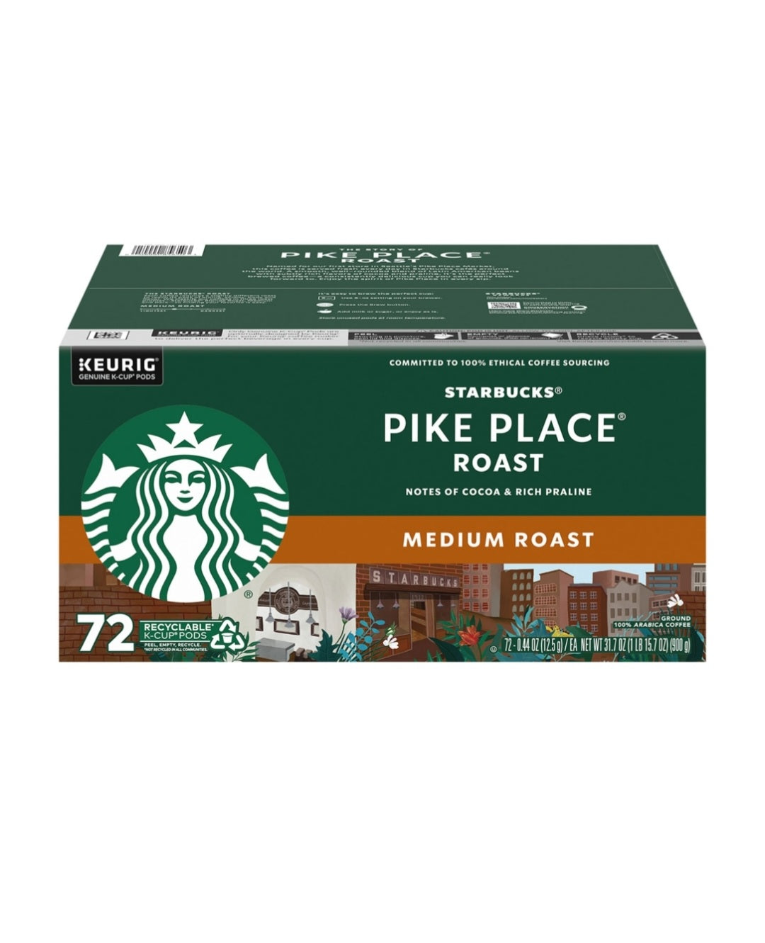 Starbucks Pike Place K-Cups (72 ct.)