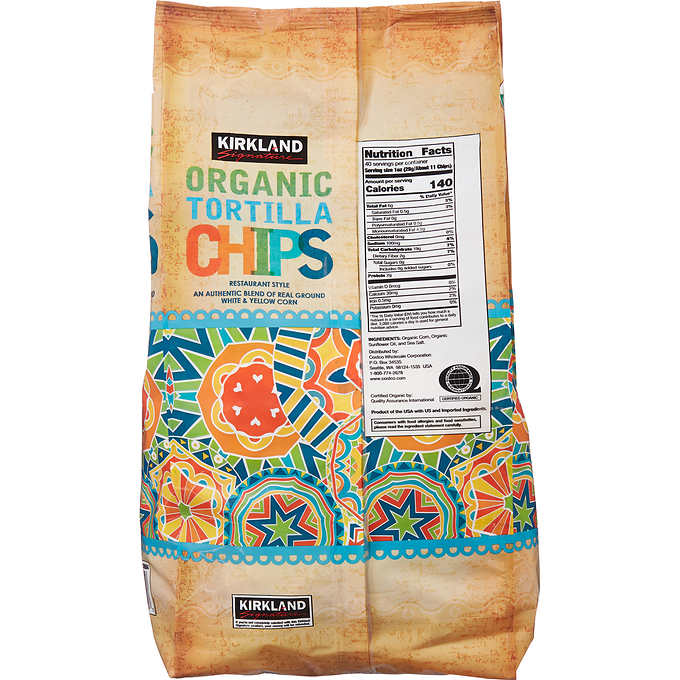 Kirkland Signature Organic Tortilla Chips, 40 oz