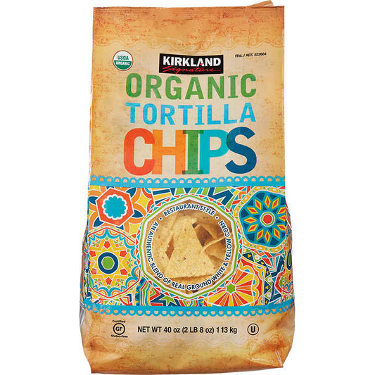 Kirkland Signature Organic Tortilla Chips, 40 oz