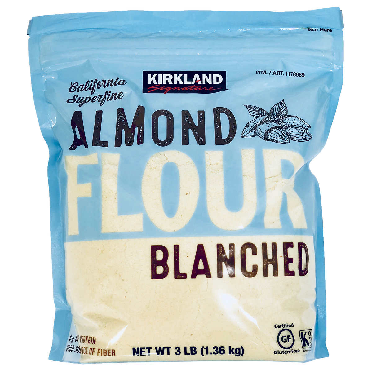 Kirkland Signature Almond Flour, 3 lbs