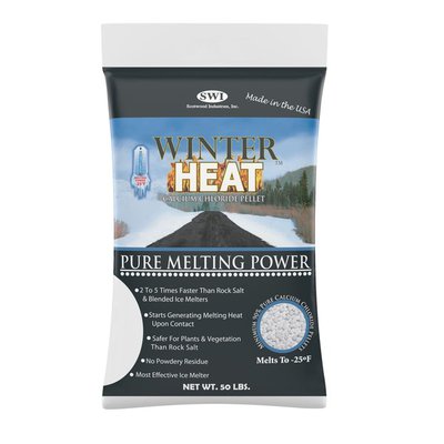 Winter Heat Calcium Chloride Pellets, 50 lbs.