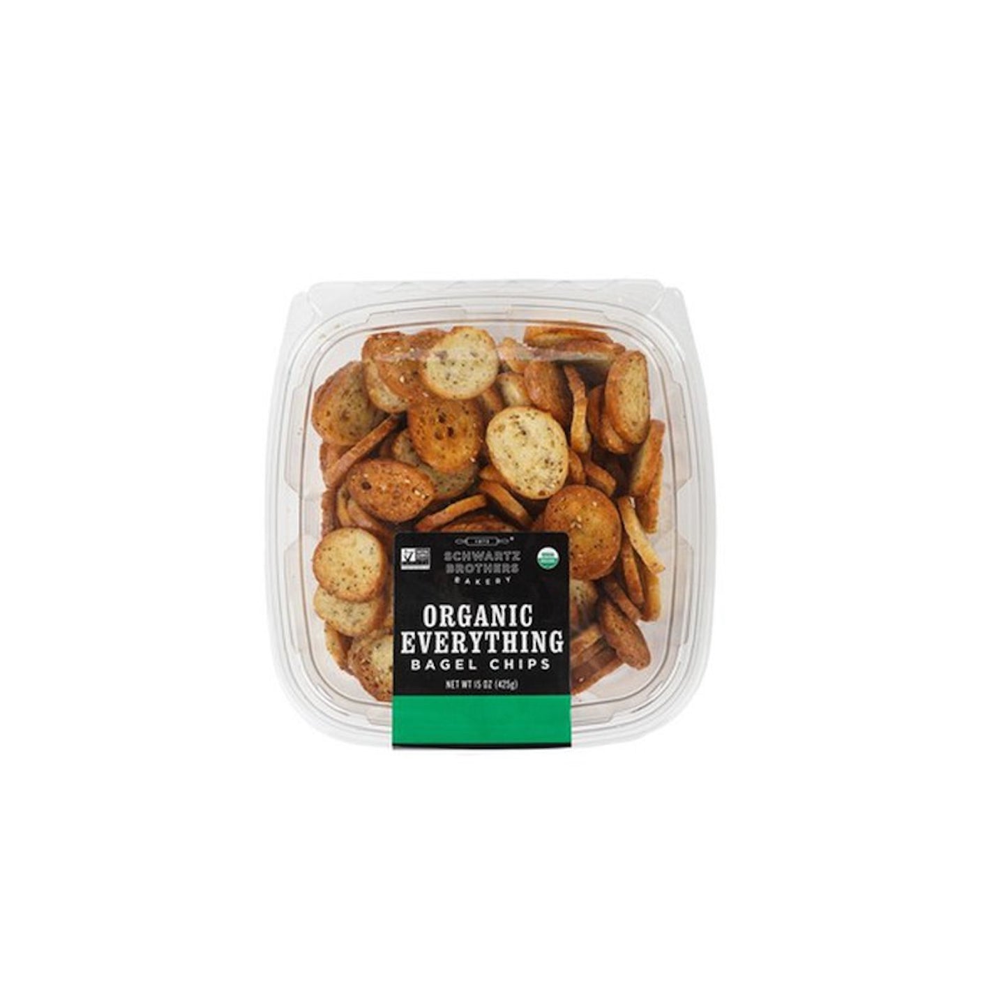 Shwartz Brothers Bakery Organic Everything Bagel Chips , 15 oz.